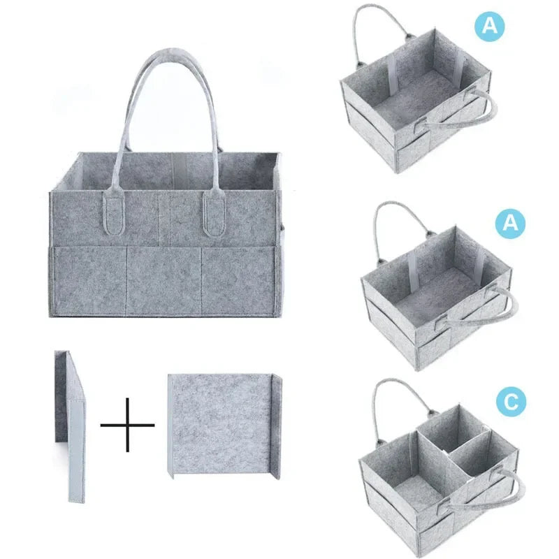 Baby Diaper Caddy Organizer Bags