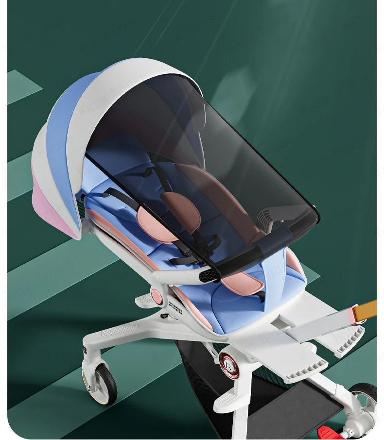 Baby stroller 0 to 3 years four-wheel stroller