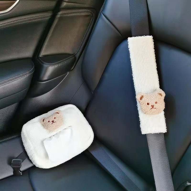 Cute Bear Baby Car Safety Belt