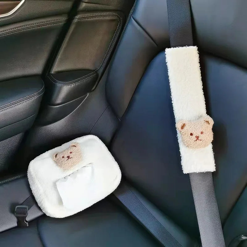 Cute Bear Baby Car Safety Belt