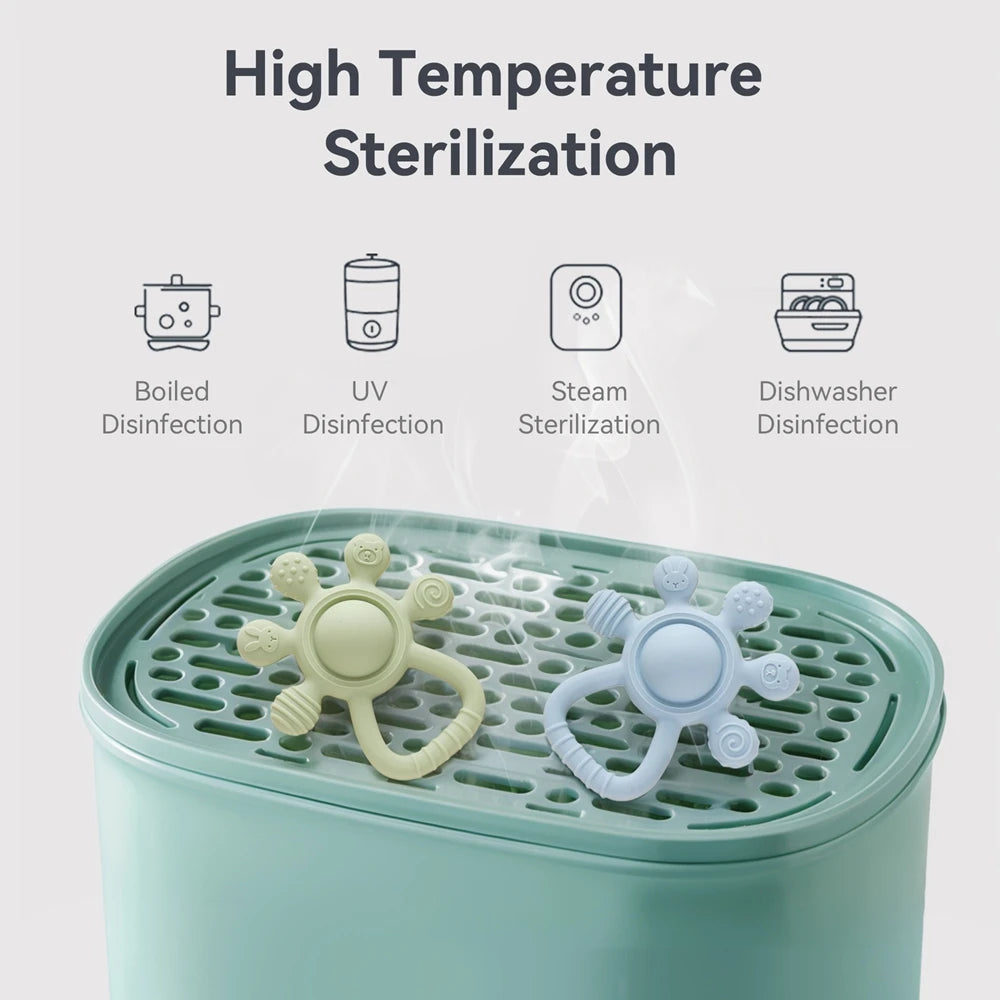 BPA-Free Ultrathick Silicone Teether - Calming Toddlers