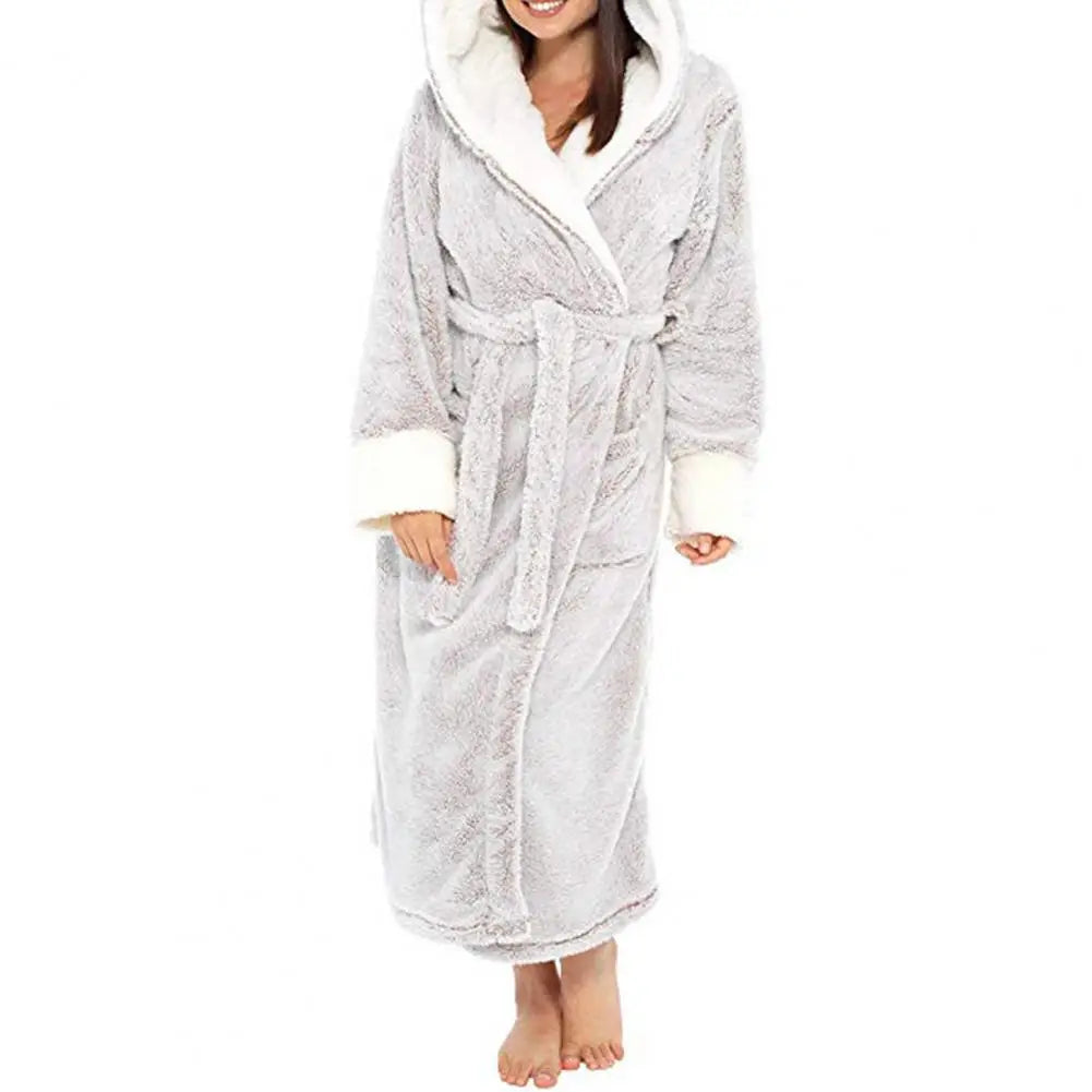 Women Bathrobe Plush