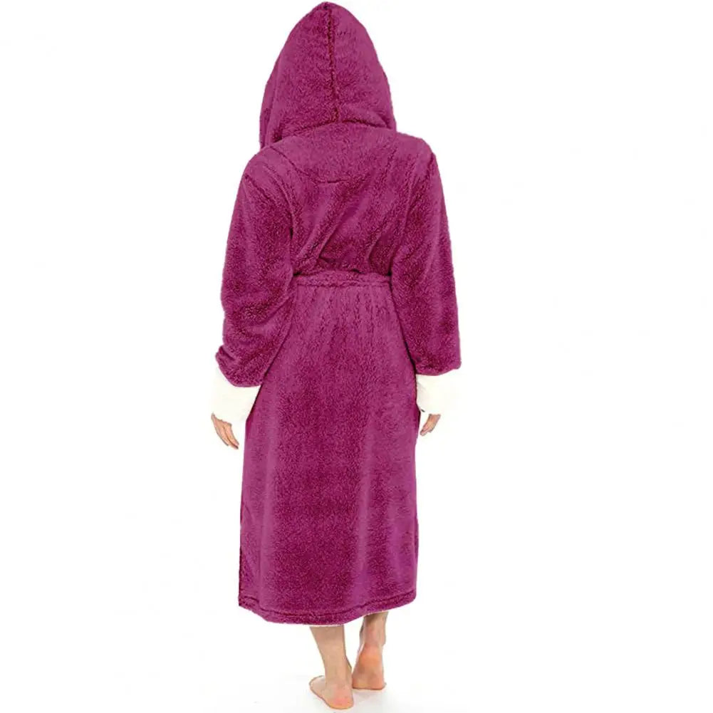 Women Bathrobe Plush