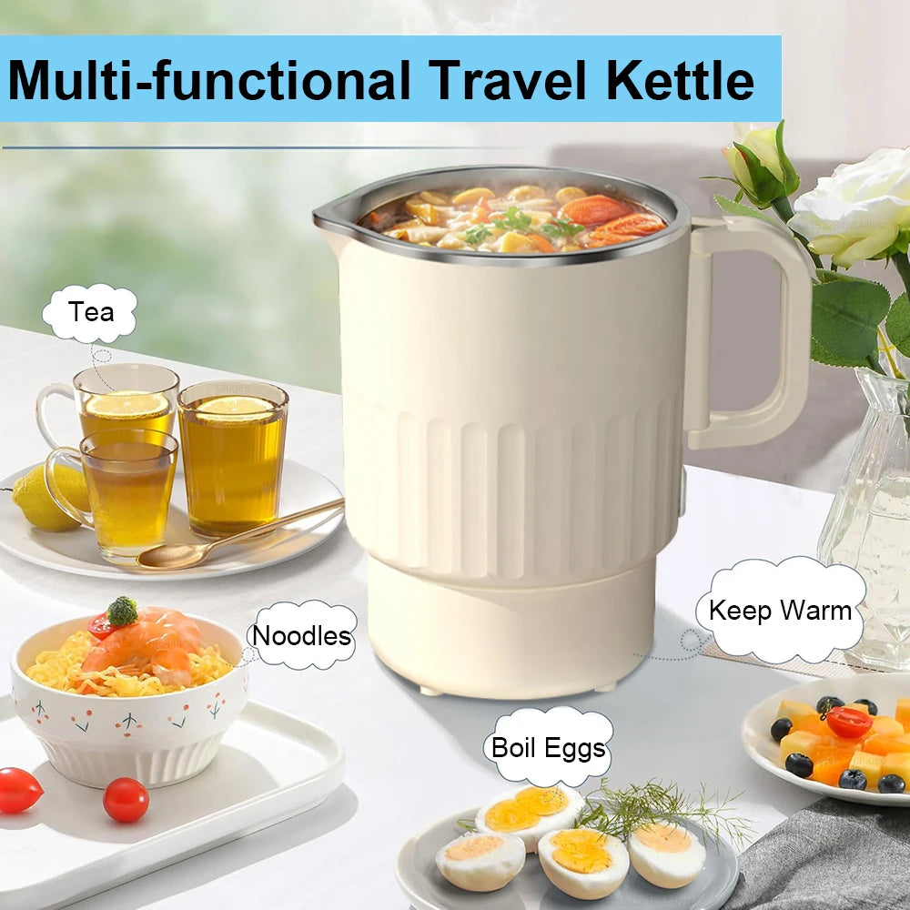 Electric Kettle 1L Mini Foldable Smart Kettle