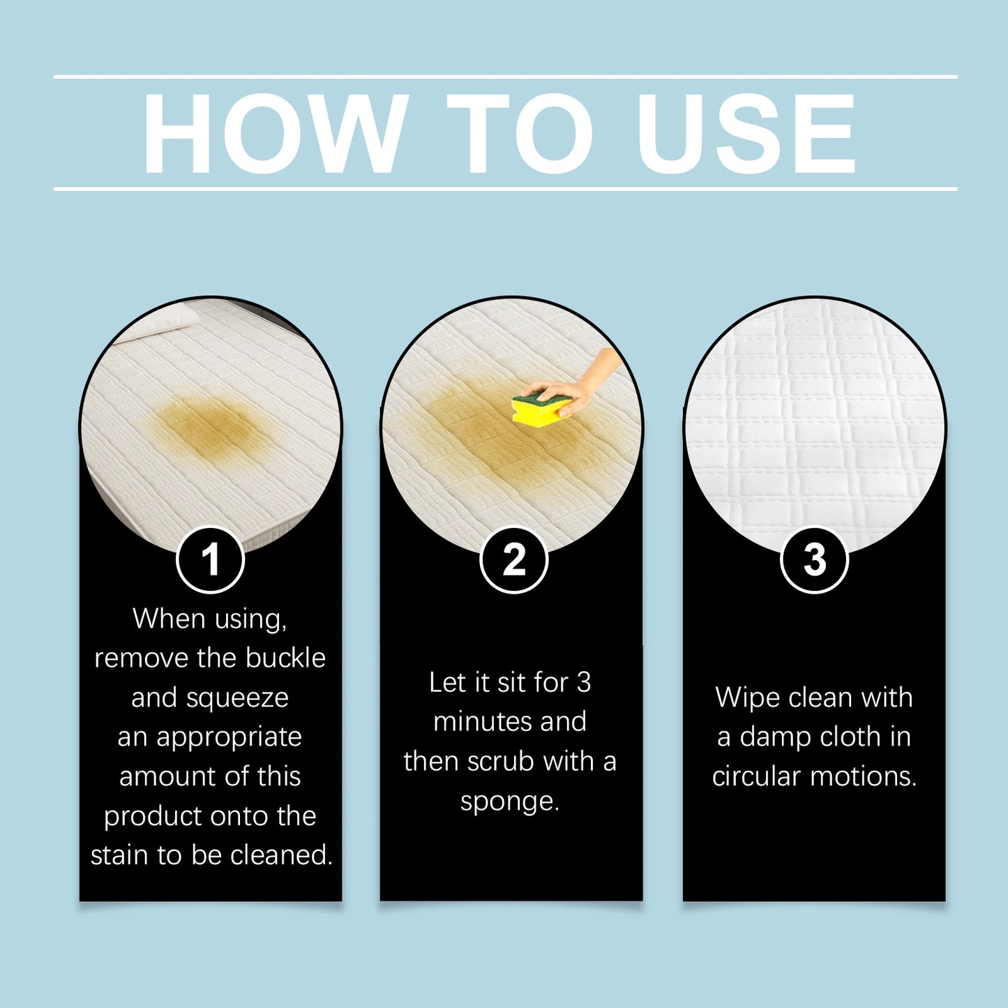 Mattress Cleaner Oil Stains and Dirt Remover