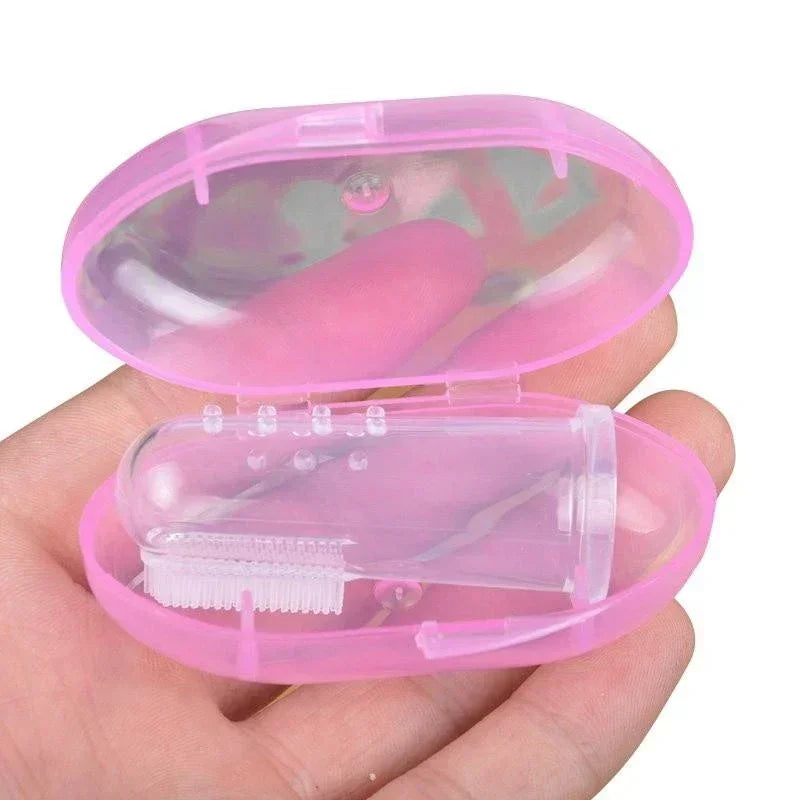 Baby Finger Toothbrush With Box Silicone