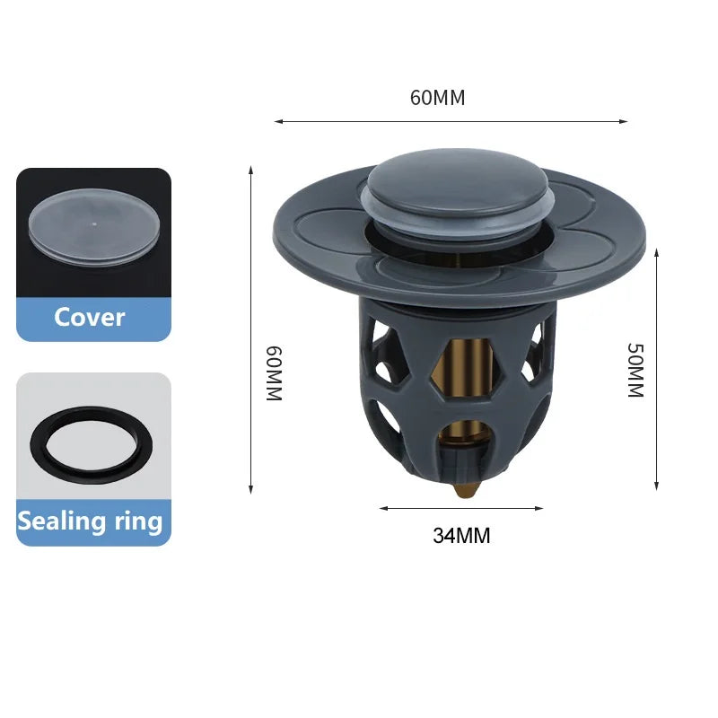 Drain Stopper Pop-Up Bounce Core