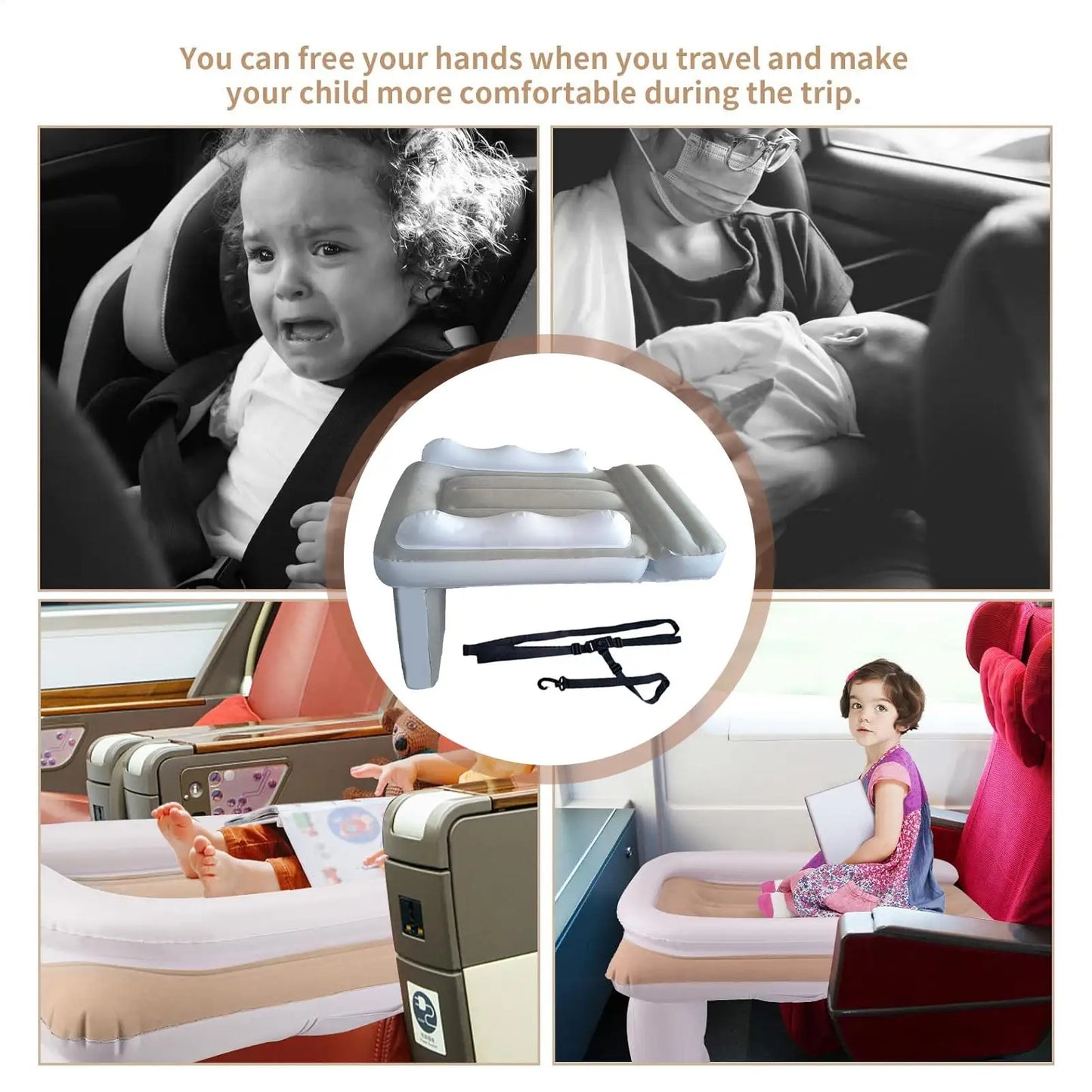 Portable Toddler Airplane Bed