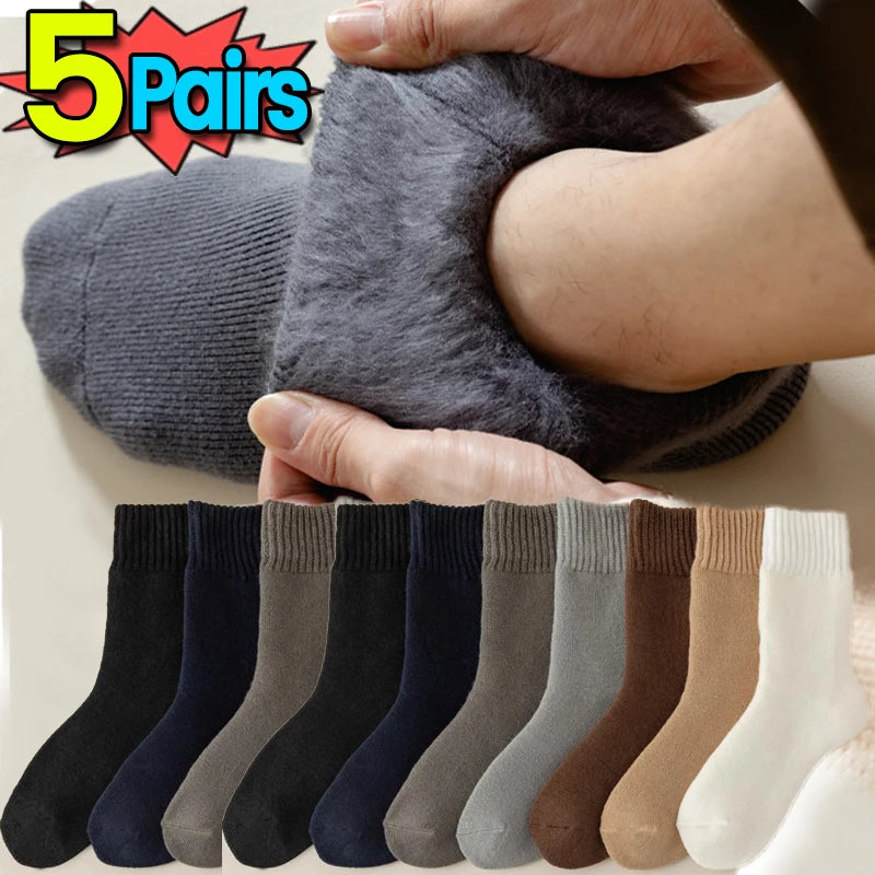 Thick Fuzzy Wool Socks