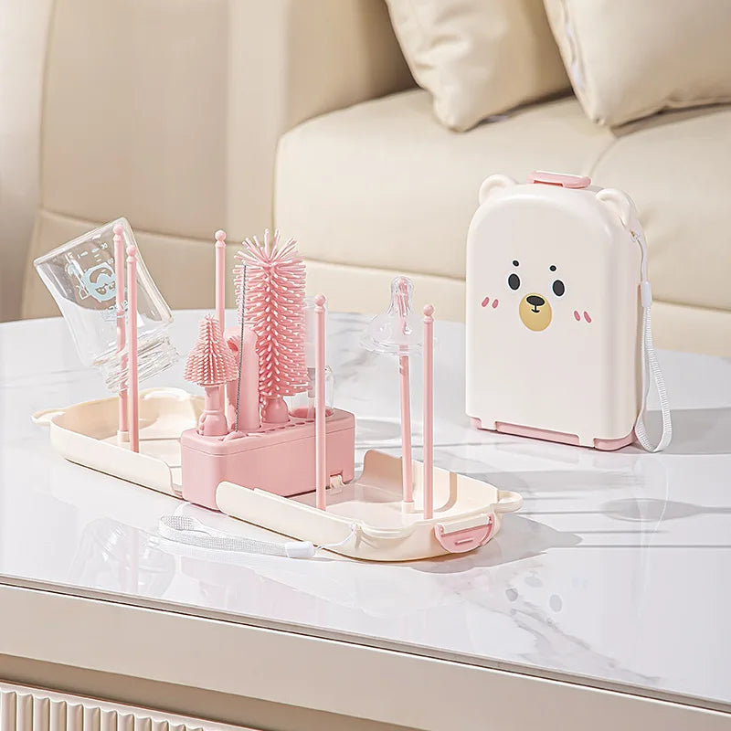 Travel Baby Bottle Brush Set