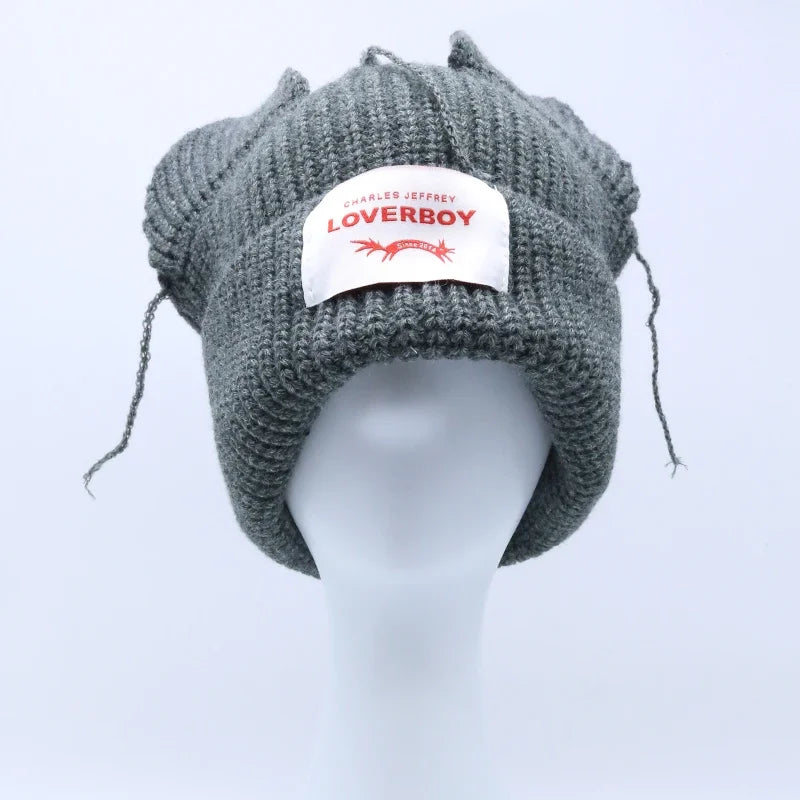 Long fox Ears Knitted Hat