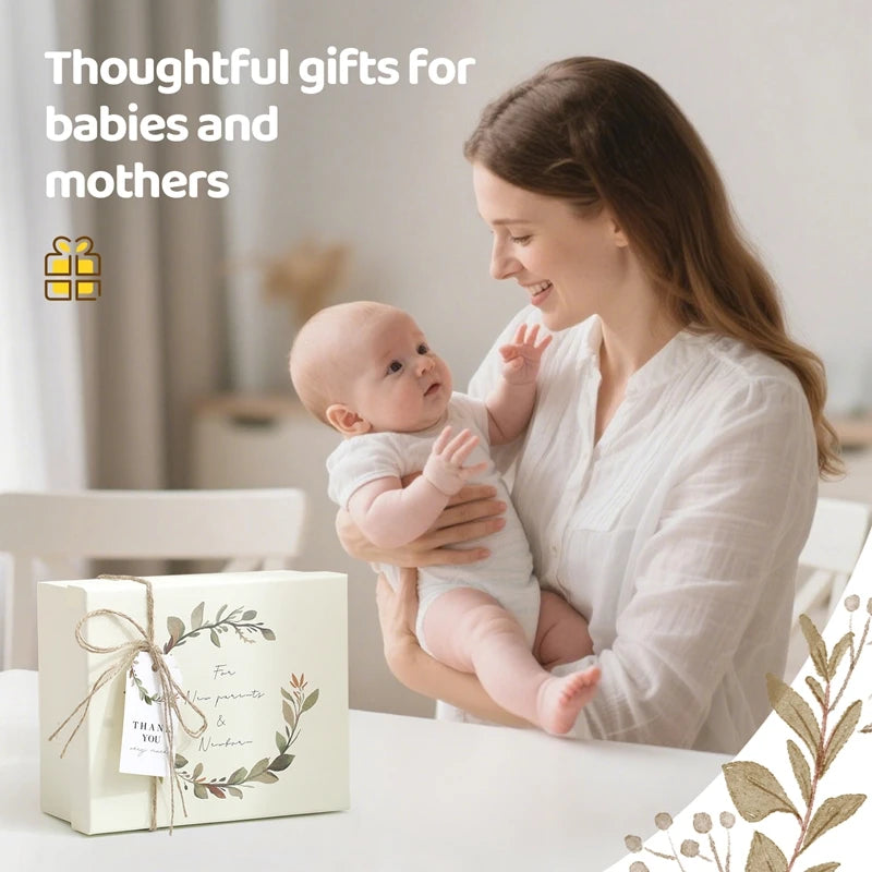 Baby Bathing Set Gift Box Wooden