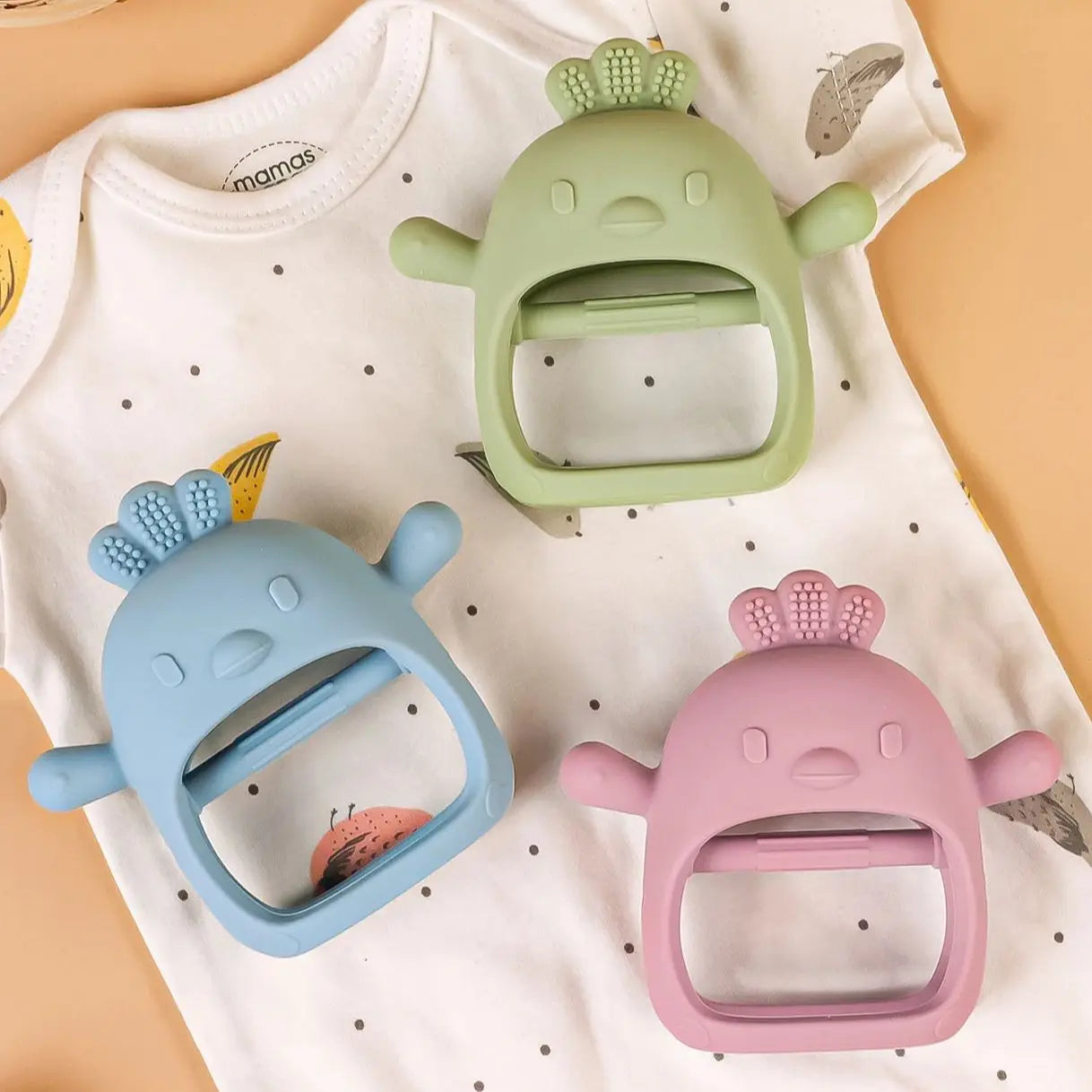 Extremely Durable Hypoallergenic Silicone Teether - Comfort