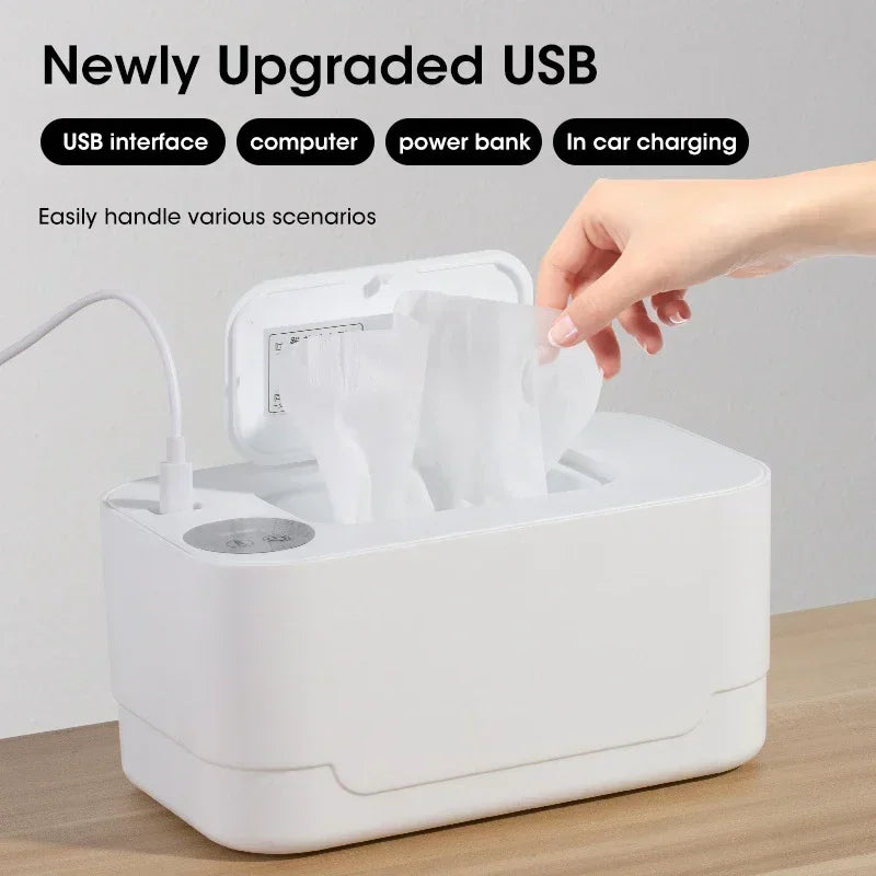 USB Baby Wipe Warmer Digital Display