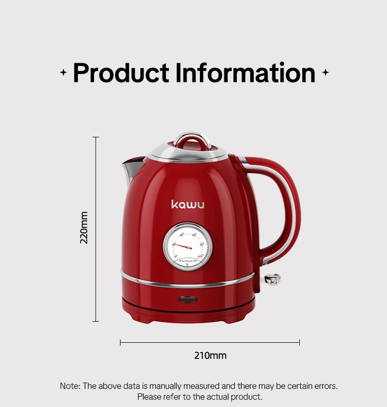 European-style retro electric kettle