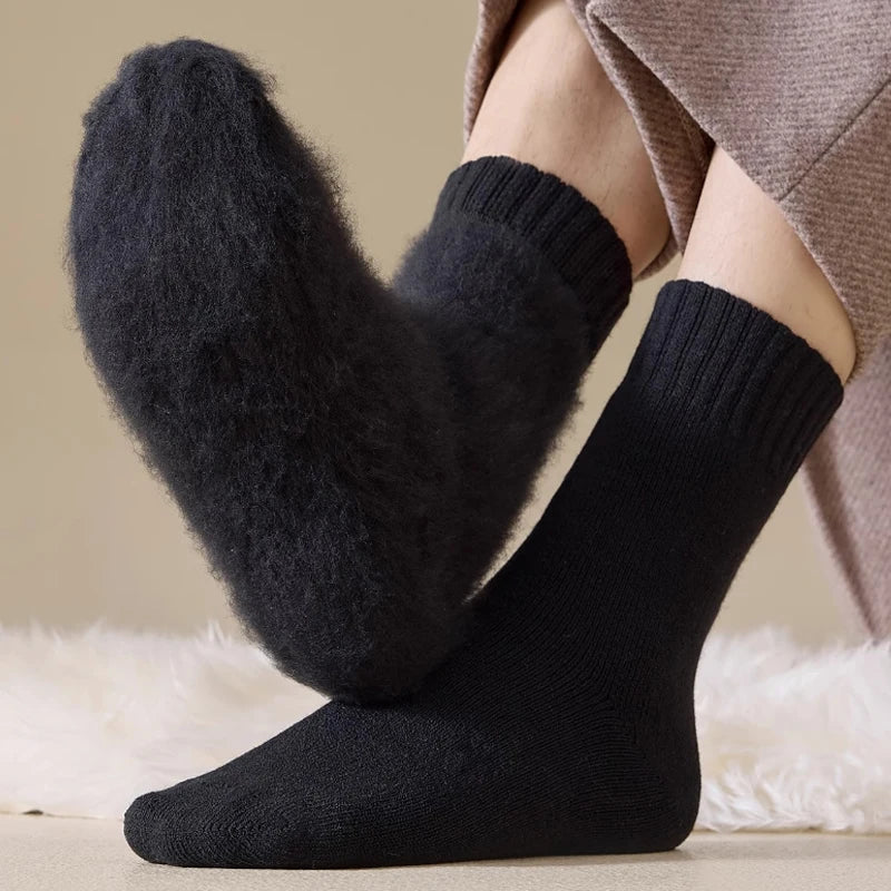 Thick Fuzzy Wool Socks