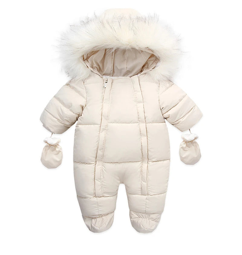 Winter Baby Jumpsuit With Glove