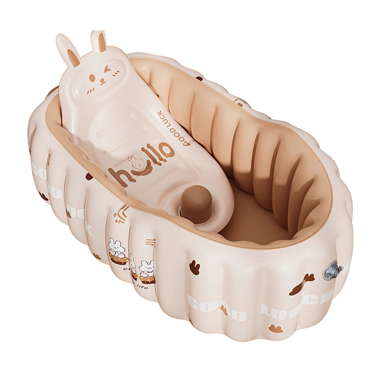 Inflatable baby bathtub