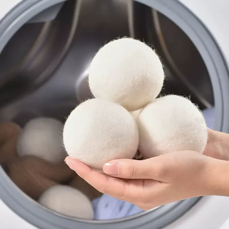 Wool Dryer Balls Reusable Fleece Laundry Ball