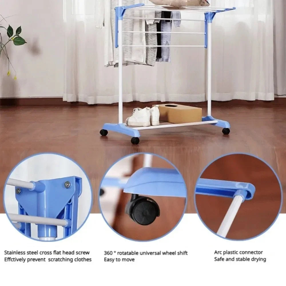 Folding Drying Clothes Rack