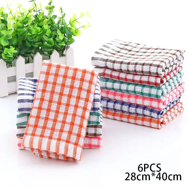 6PCS Cotton Kitchen Towel