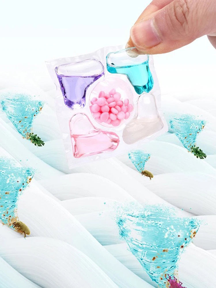 50Pcs 5 in 1 Laundry Scent Fragrance Beads Detergent