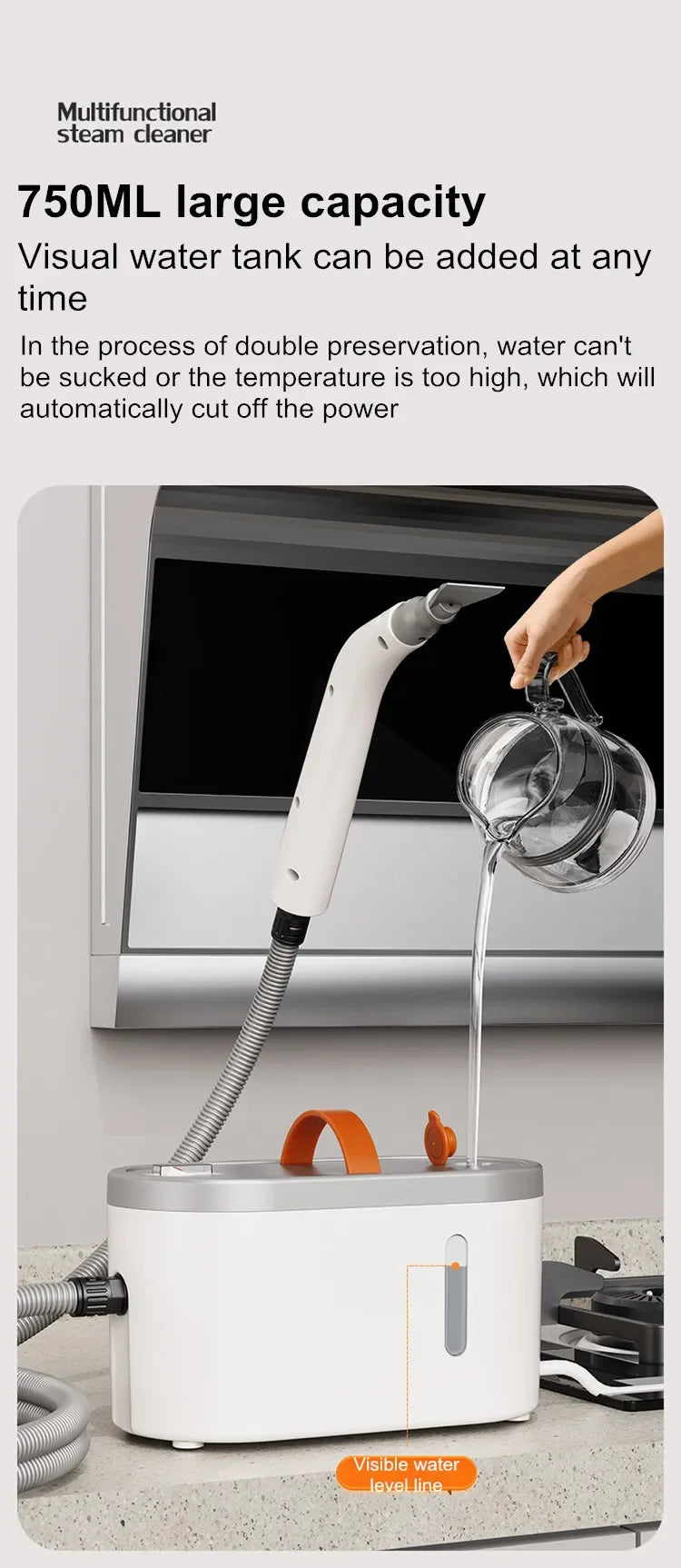 New Handheld High Temperature Steam Cleaner