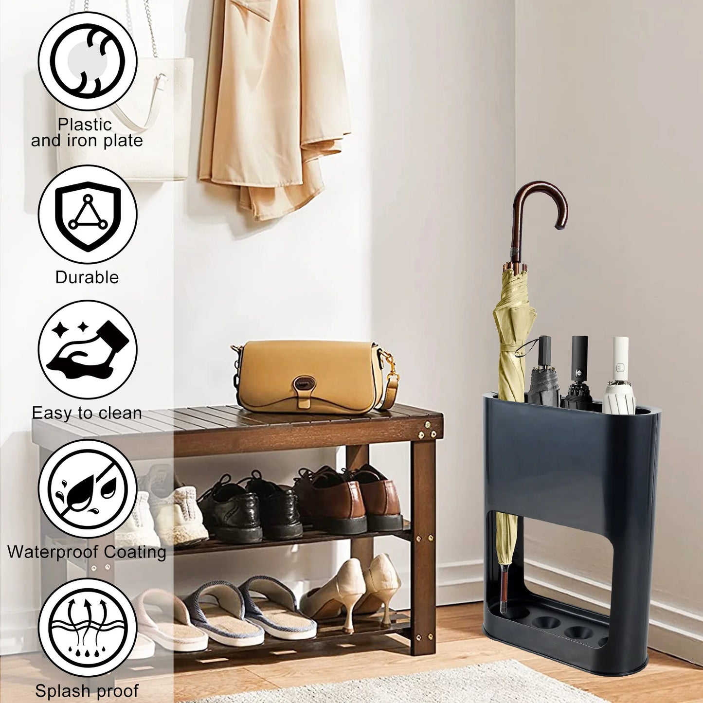 Umbrella Stand Rack Fits
