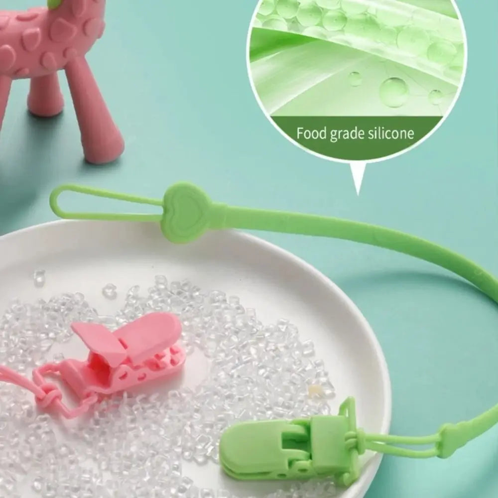 Silicone Pacifier Holder Clip