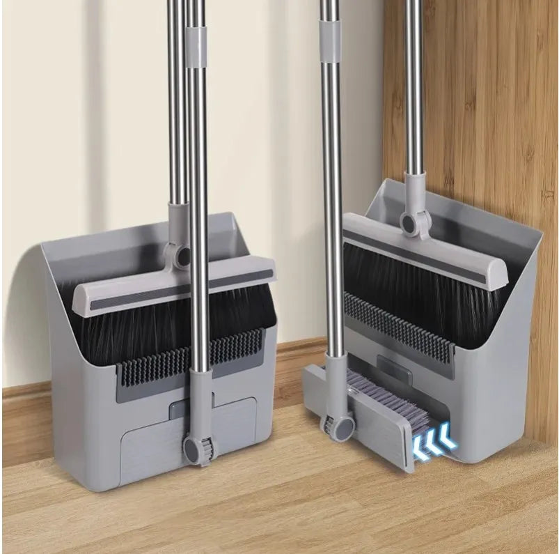 Broom Dustpan Floor Brush Set