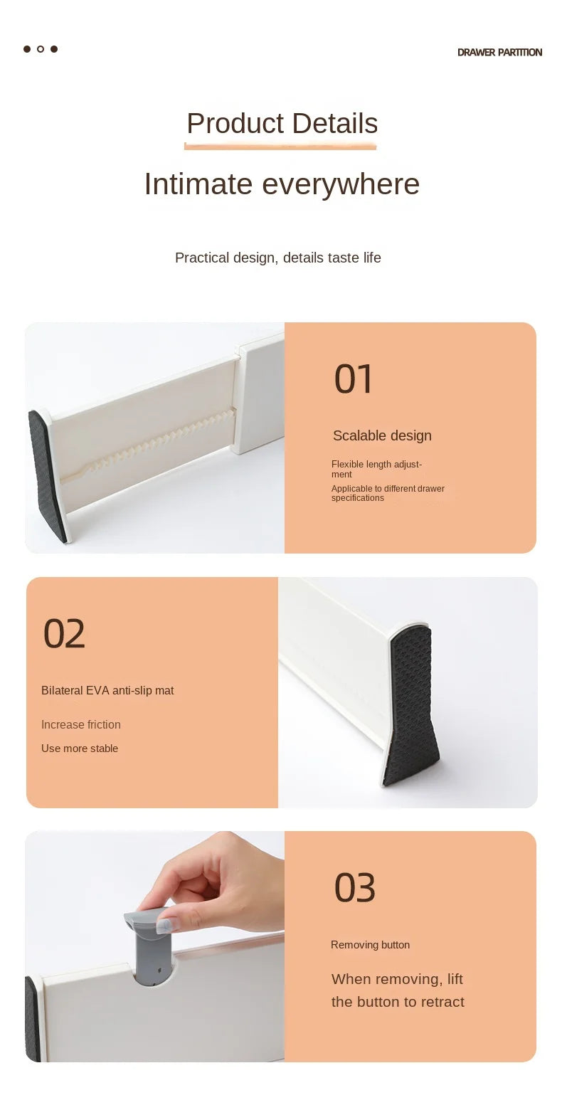 Adjustable Free Combination Drawer Storage