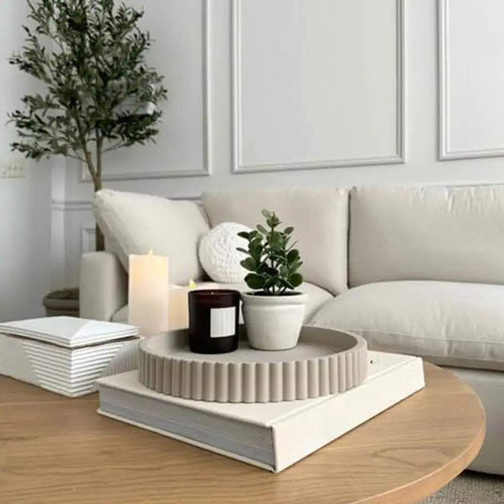 Round Decorative Tray