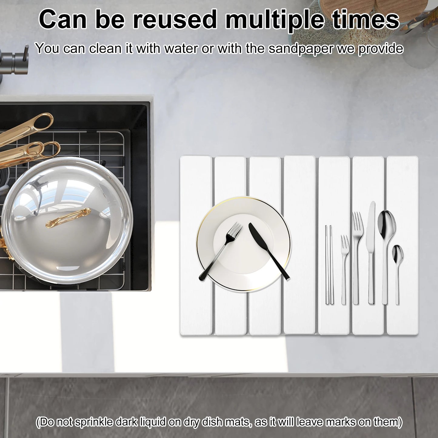 Stone Drying Mat Foldable