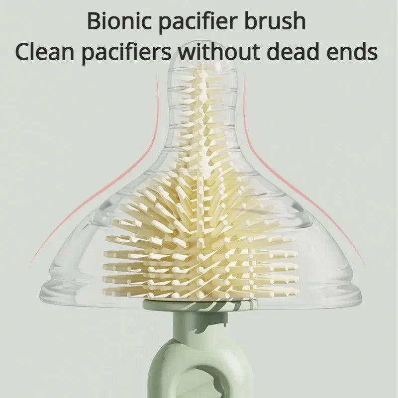 Baby Silicone Bottle Brush Set