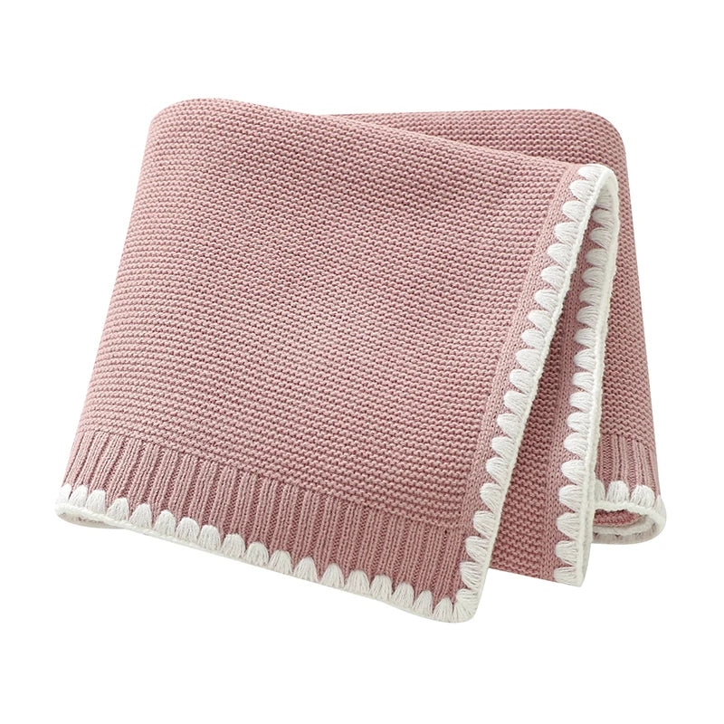 Solid Baby Receiving Blankets for Girl & Boy