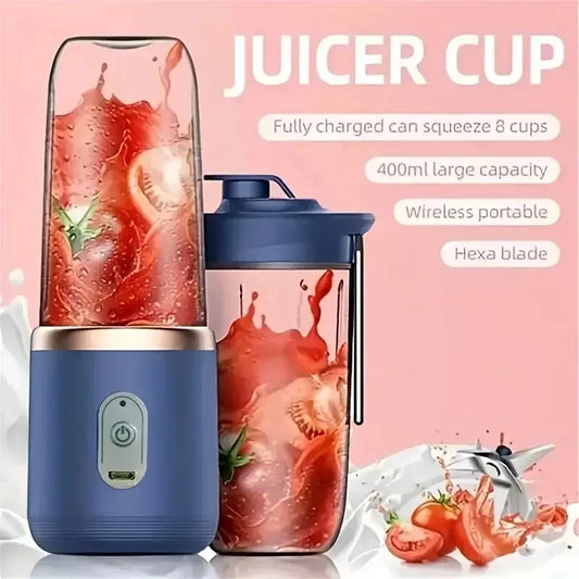 Portable Blender Bottle Electric 6 Blades