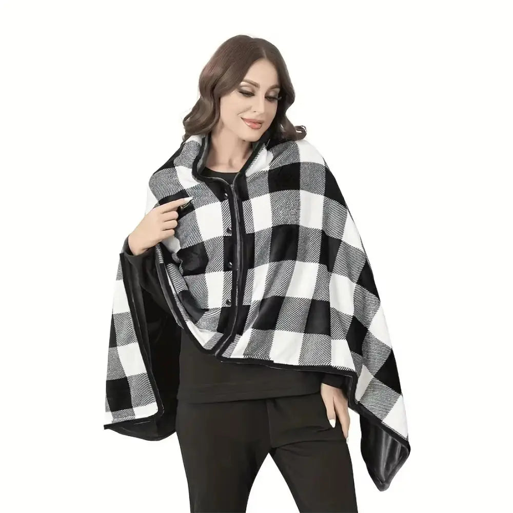 Throw Blankets Plaid Blanket Wearable Blanket