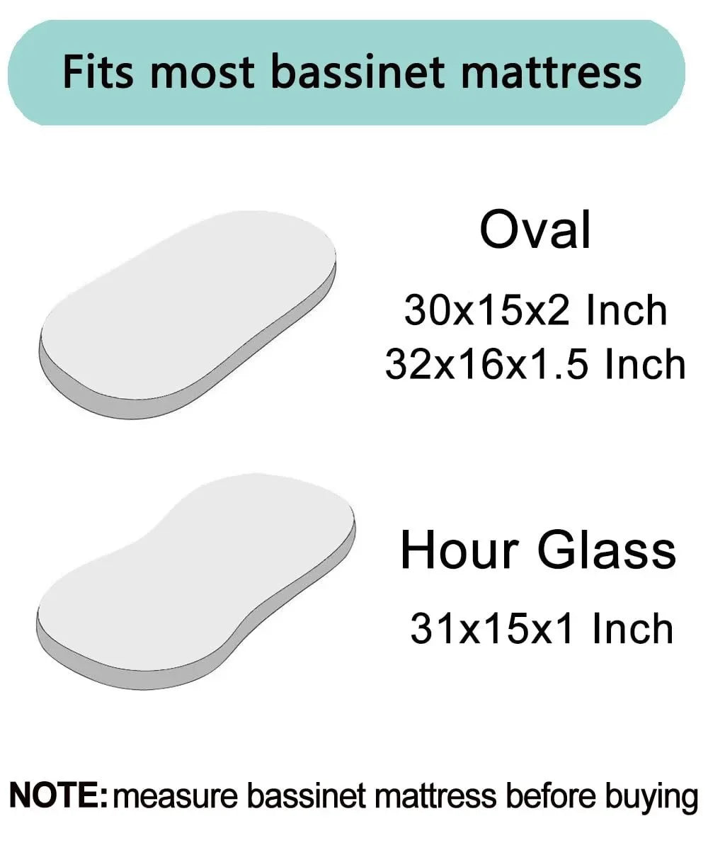 Baby Bassinet Sheets for Girls Boys