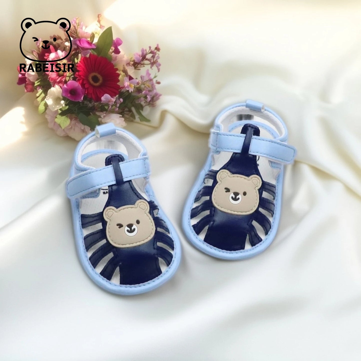 Baby Toddler Sandals, Bear Soft-Soled Front Shoes