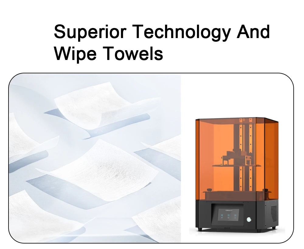 Light Curing Cleaning Cotton Wipes