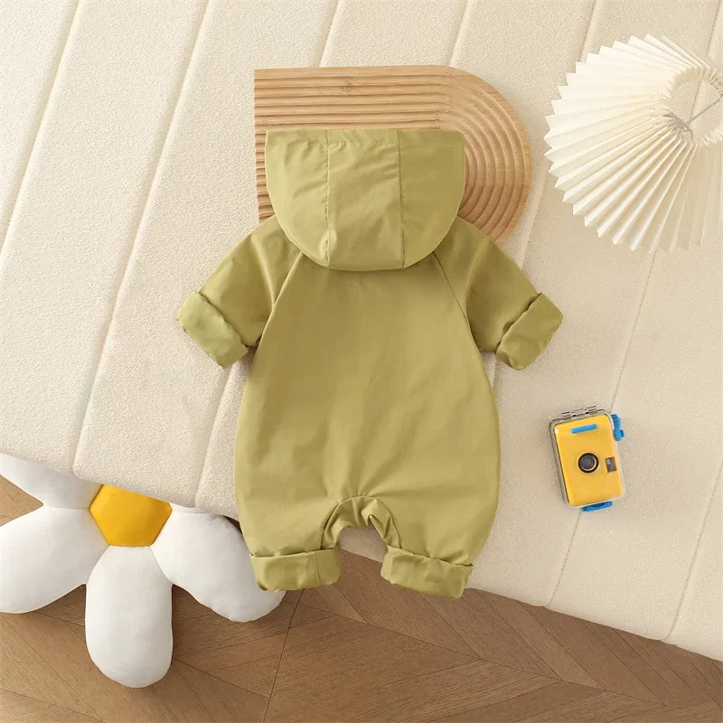 Autumn Adorable Bear Snowsuit - Weatherproof Outerwear