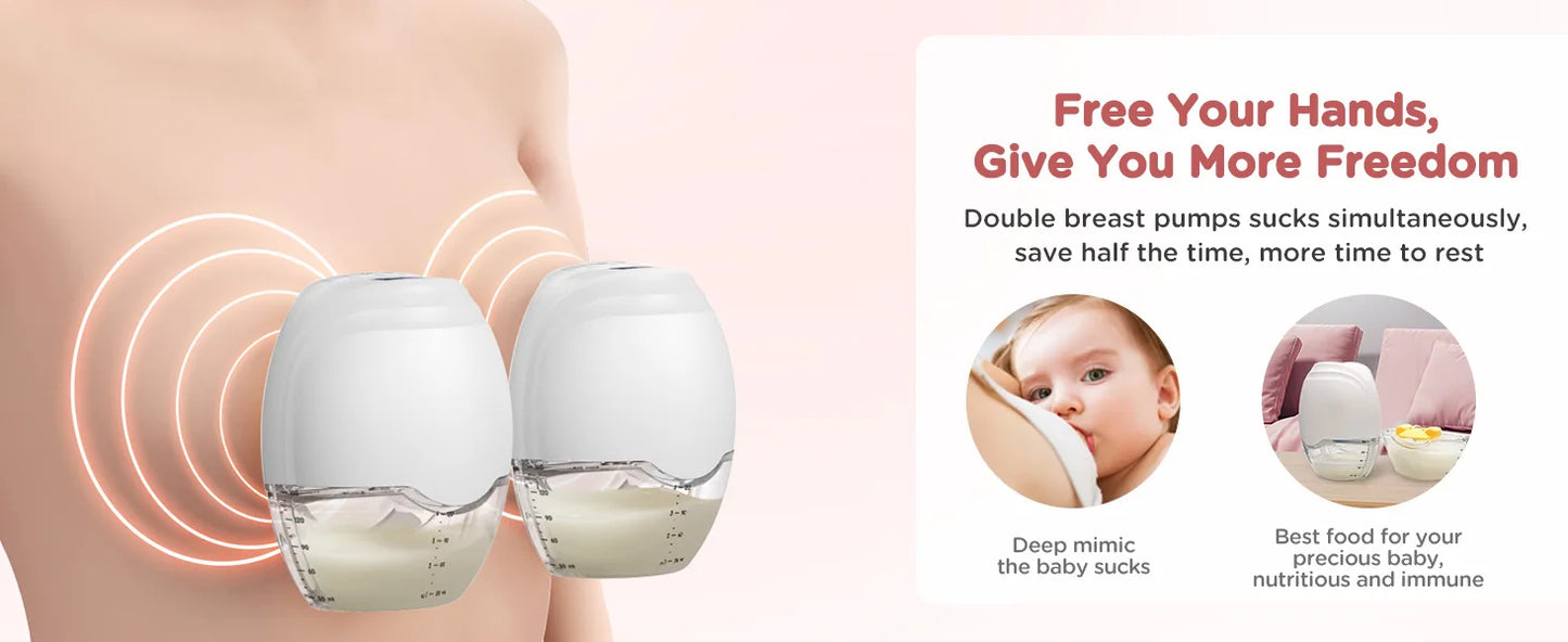 Hands Free Breast Pump Electric Wearable Breast Pump