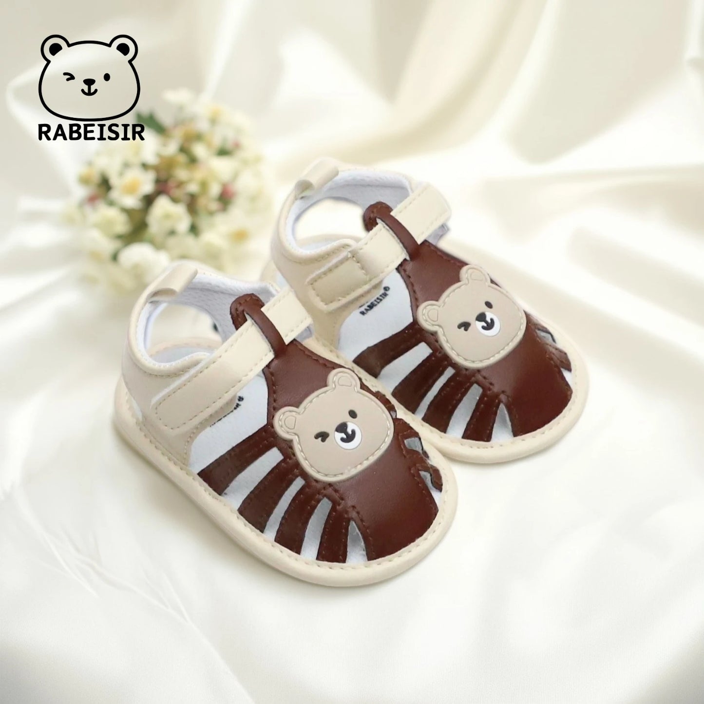 Baby Toddler Sandals, Bear Soft-Soled Front Shoes