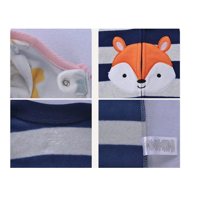 Footed Warm Baby Rompers