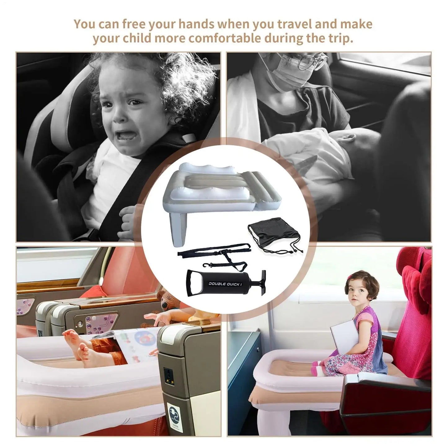 Portable Toddler Airplane Bed