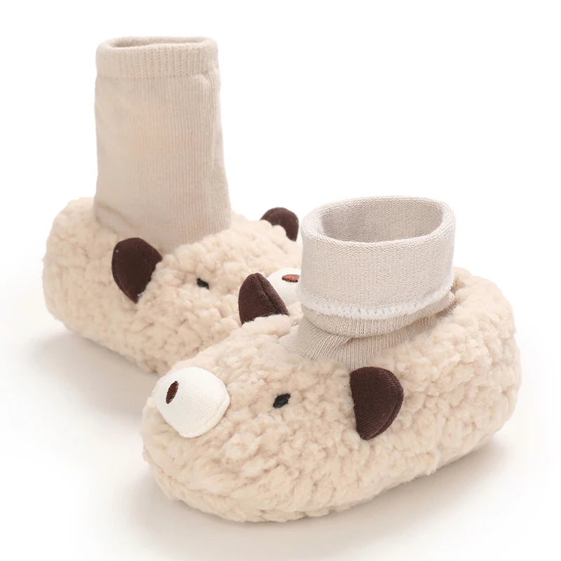 Winter Cartoon Baby Booties Boy Girl