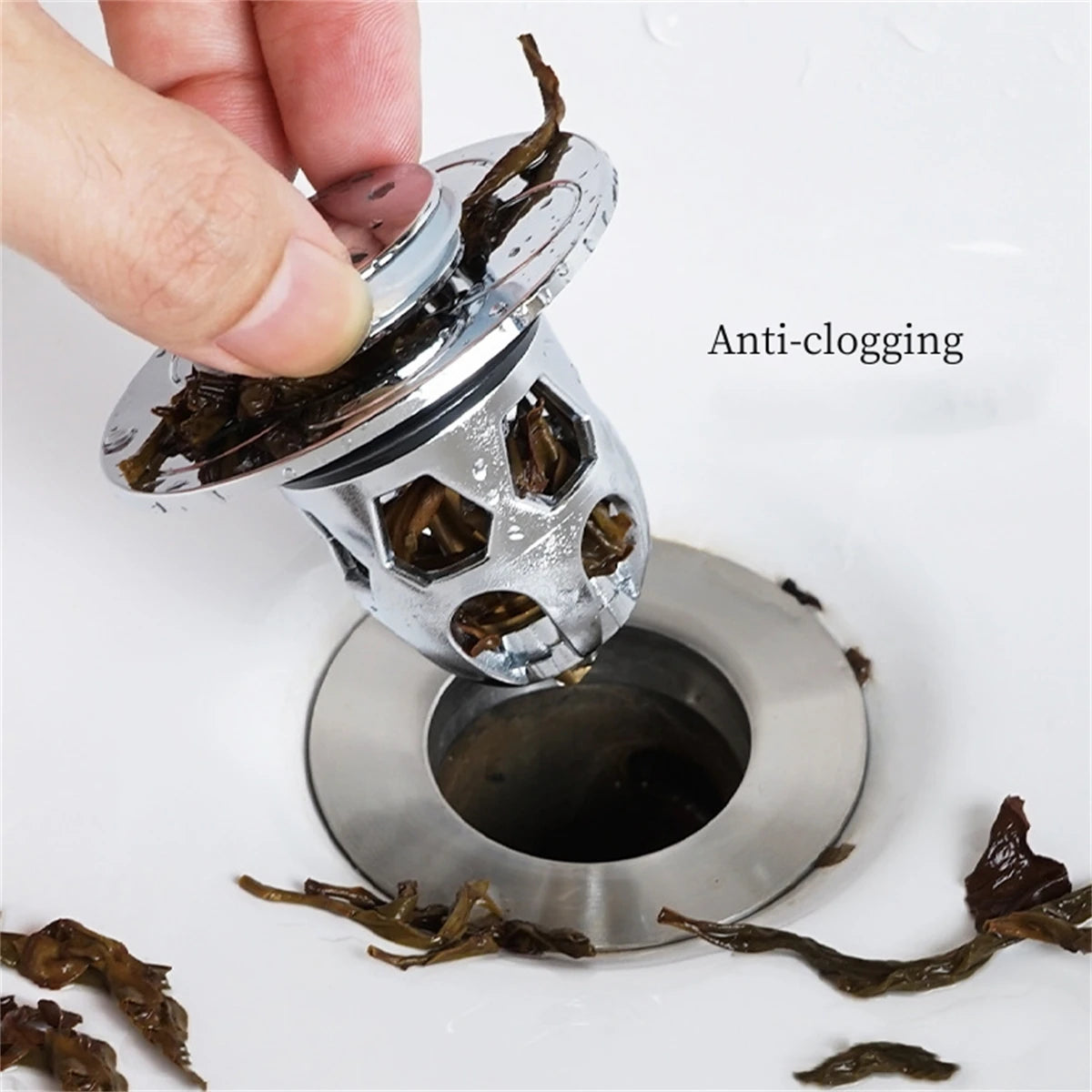 Drain Stopper Pop-Up Bounce Core