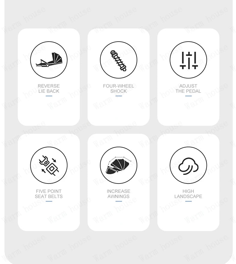 Baby stroller 0 to 3 years four-wheel stroller