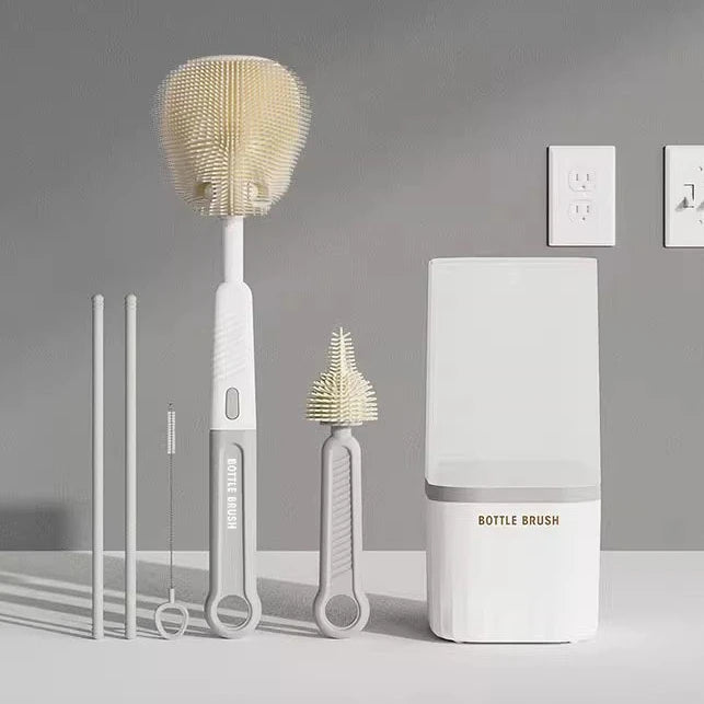 Baby Silicone Bottle Brush Set