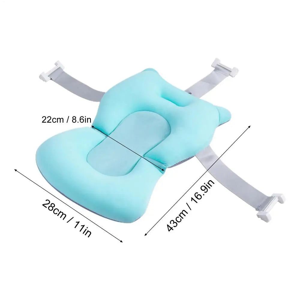 New born Bath Cushion Adjustable Foldable Bathtub